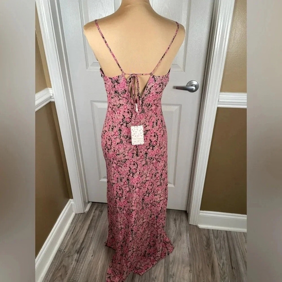NWT Free People Bon Voyage Midi Dress in Black Combo Small - Picture 15 of 16
